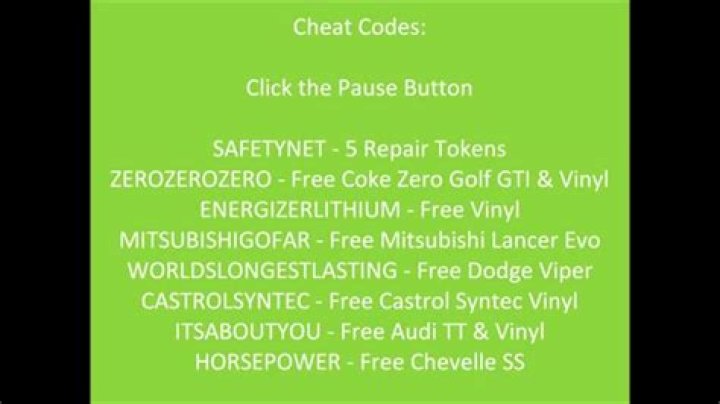 Need for Speed: ProStreet,Need for Speed ProStreet PS3 Cheats