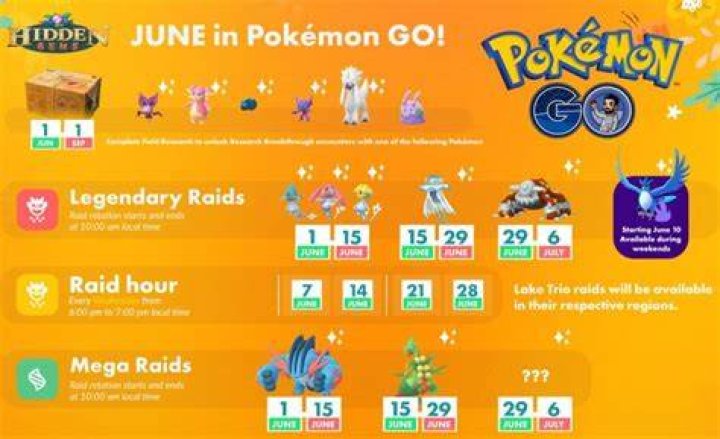 
Pokemon GO June 2022 Raid Schedule: Mega, Five-Star, and More Details