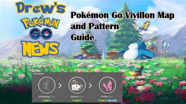 Pokemon Go Vivillon Pattern Map