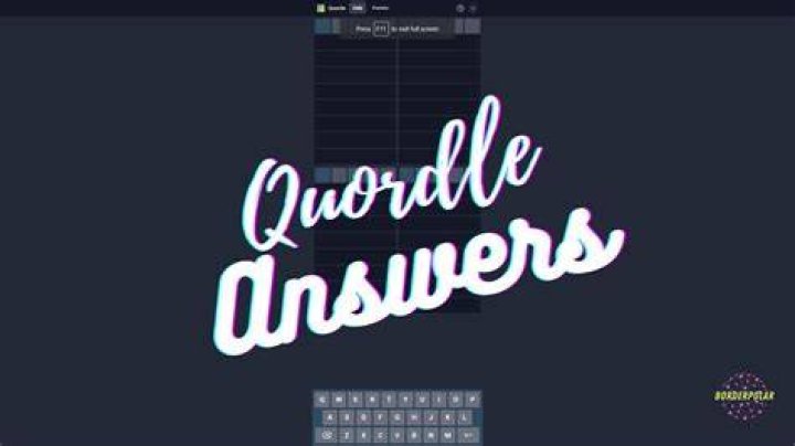 Quordle Answer 191: August 3, 2022 Word Solution