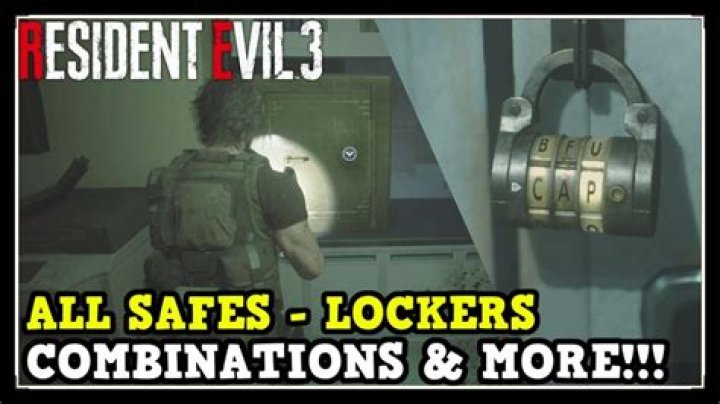 Resident Evil 3 Remake Safe Not Opening Fix