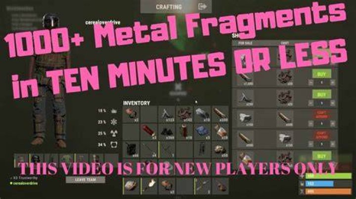 
Rust: How to Get Metal Fragments