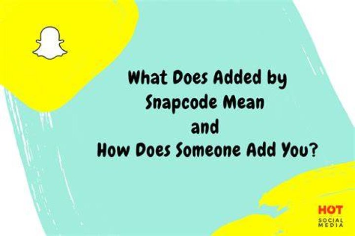 snapchat what does added by mention mean