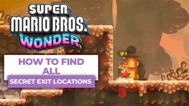 Super Mario Wonder Hidden Exit Locations Secret Flagpoles