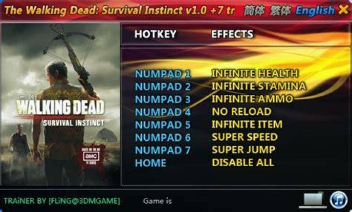 The Walking Dead: Survival Instinct Xbox360 Cheats