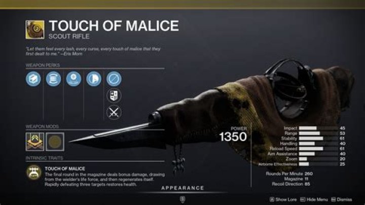 Touch Of Malice