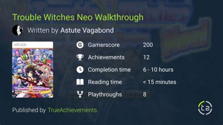 Trouble Witches Neo! News, Guides, Walkthrough, Screenshots, and Reviews