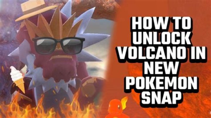 unlock volcano new pokemon snap