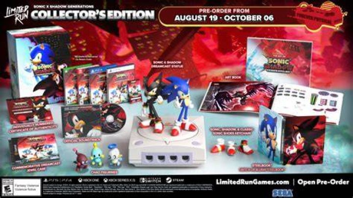 [UPDATED] Sonic Generations Collector's Edition Puts a Chubby Sonic on Your Shelf