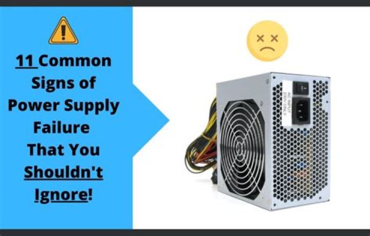 What happens when PC power supply fails?