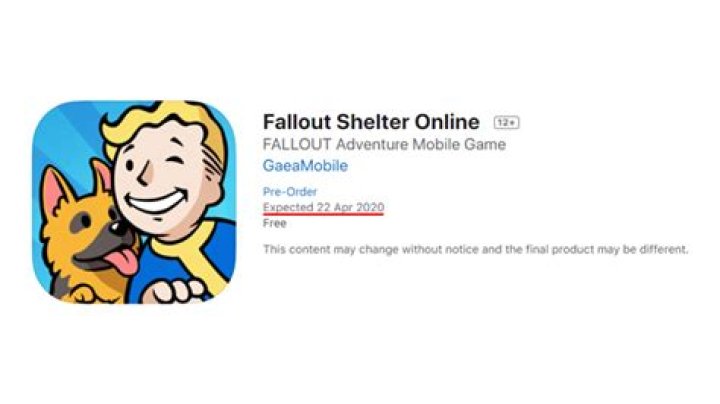 What is the Fallout Shelter Online iOS and Android release date?