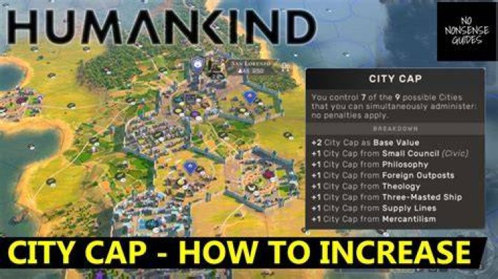 What the Humankind city cap is and how to increase it