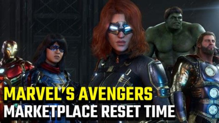 When is the Marvel's Avengers marketplace reset time?