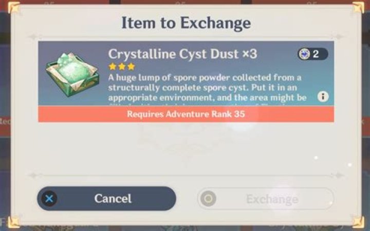 Where To Get Crystalline Cyst Dust in Genshin Impact