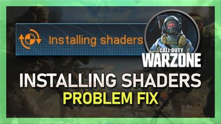 why is Modern Warfare installing shaders every time