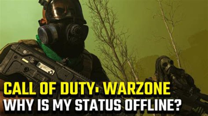 Why is my status offline on Call of Duty: Warzone?