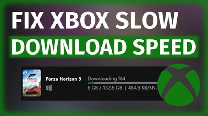 Xbox One slow download speed how to fix