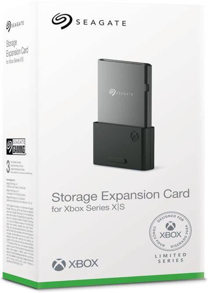 Xbox Series X expandable storage Seagate Expansion Card standalone