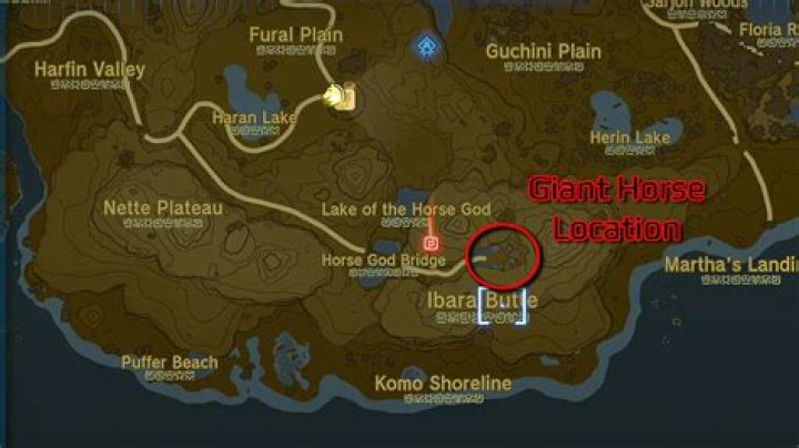 Zelda: Tears of the Kingdom Giant Horse Location: Can You Tame the Big Horse